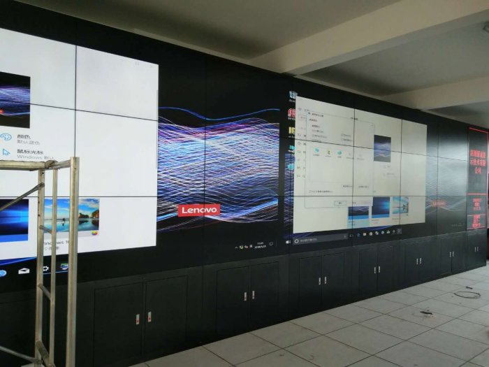 贵港驾考中心55寸液晶拼接屏3x8项目